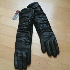 Long Fownes leather gloves NWT